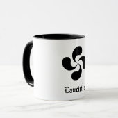 Croixのバスク語、Laucirica マグカップ (正面左)