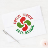 Croix Basque ラウンドシール (封筒)