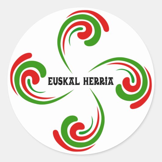 Croix Basque ラウンドシール (正面)