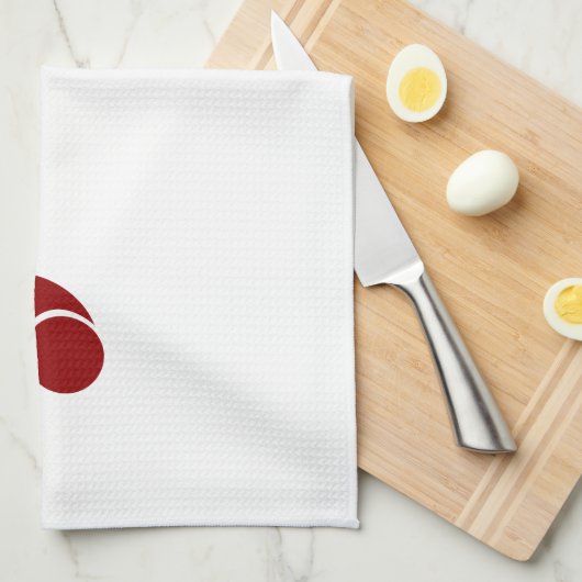 croix basque de golf キッチンタオル (四つ折り)