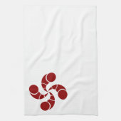 croix basque de golf キッチンタオル (縦)