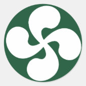 Croix Basque extrudé ラウンドシール (正面)