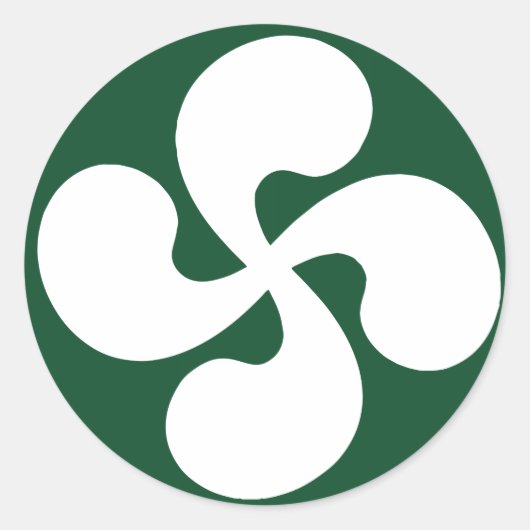 Croix Basque extrudé ラウンドシール (正面)