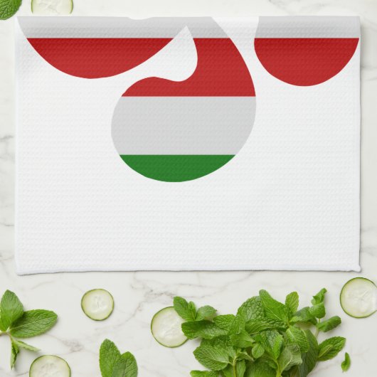 Croix Basque Multicouleurs キッチンタオル (折り畳み)