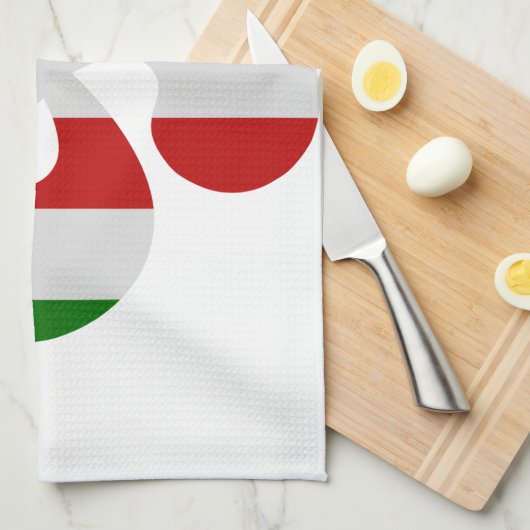 Croix Basque Multicouleurs キッチンタオル (四つ折り)