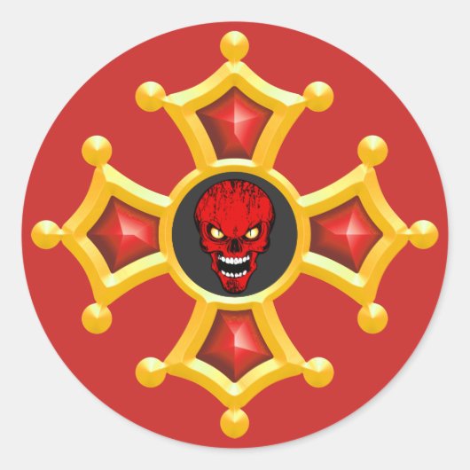 Croix Occitane ラウンドシール (正面)