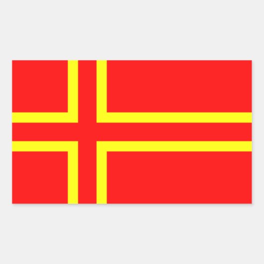 Croix Saint Olaf 長方形シール (正面)