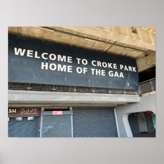 Croke Park GAAダブリンアイルランドヨーロッパ ポスター