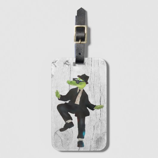 Croko Blues Brothers ラゲッジタグ (正面縦)
