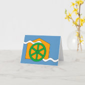 Cromford flag カード (黄色い花)