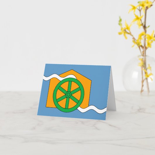 Cromford flag カード (黄色い花)