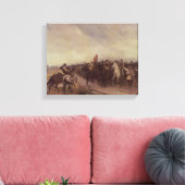 Cromwell at Dunbar, 1650 キャンバスプリント (インサイチュ (リビング))