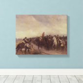 Cromwell at Dunbar, 1650 キャンバスプリント (インサイチュ (ウッドフロア))