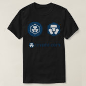 Cronos cryptocurrency - Crypto.com Coin Cronos CRO Tシャツ (デザイン正面)
