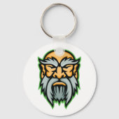 Cronos Greek God Grey Beard Keychain キーホルダー (裏面)