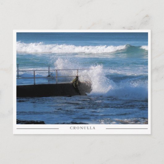 Cronulla Ocean Bath – シドニー オーストラリア ポストカード (正面)