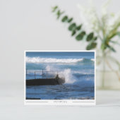 Cronulla Ocean Bath – Sydney Australia ポストカード (スタンド正面)
