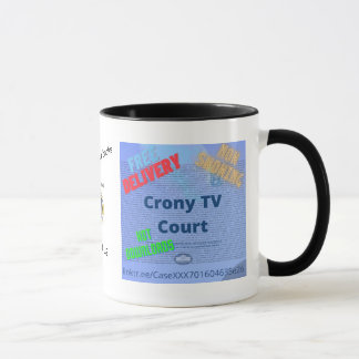 Crony TV Court Case XXX-701604635e26 Mug マグカップ