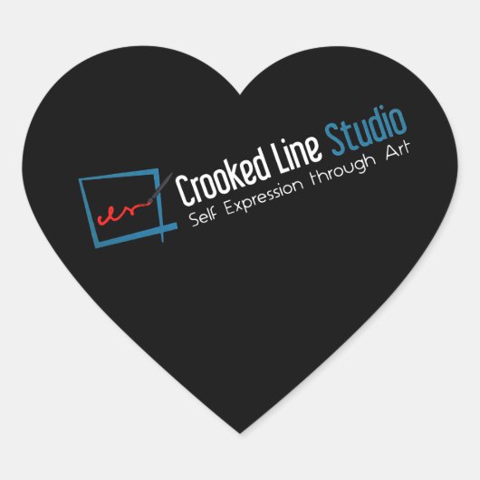 Crooked Line Studioスタンプ ハートシール (正面)