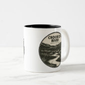 Crooked River National Grassland Oregon Stream ツートーンマグカップ (正面右)