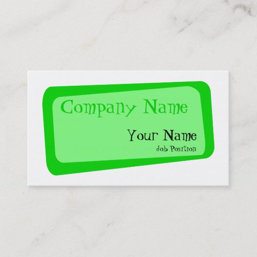 Crooked Squares名刺 名刺 (正面)