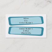 Crooked Squares名刺 名刺 (裏面)