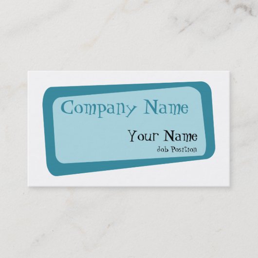 Crooked Squares名刺 名刺 (正面)