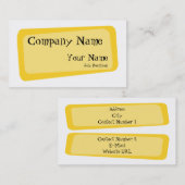 Crooked Squares名刺 名刺 (正面/裏面)