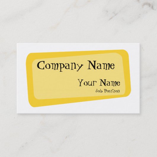 Crooked Squares名刺 名刺 (正面)