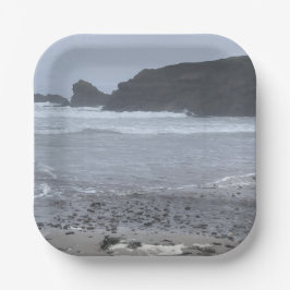 crooklets beach ペーパープレート