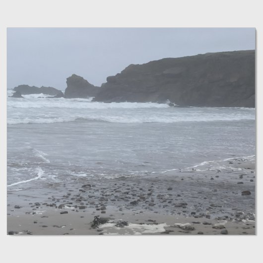 crooklets beach  ラッピングペーパー (フラット)