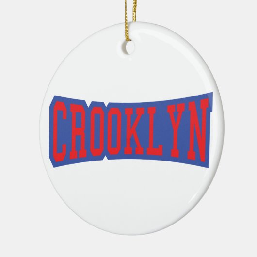 CROOKLYN, ニューヨーク セラミックオーナメント (左)
