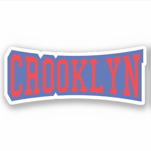 CROOKLYN、NYCステッカー シール (正面)
