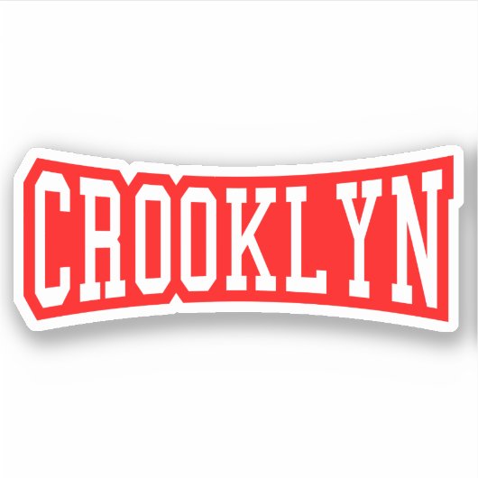 CROOKLYN、NYCステッカー シール (正面)