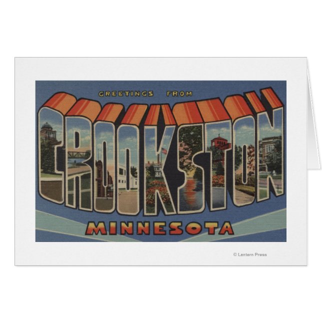 Crookston, Minnesota – ラージ・レター・シーン (正面横)