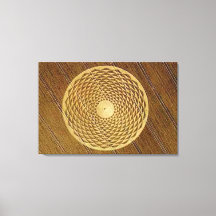Crop Circle-36"x24"ギャラリーキャンバス