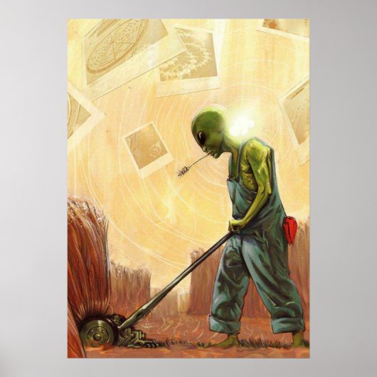 Crop Circle Maker Alien - Poster ポスター (正面)
