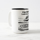 CROP CIRCLES ツートーンマグカップ (正面左)