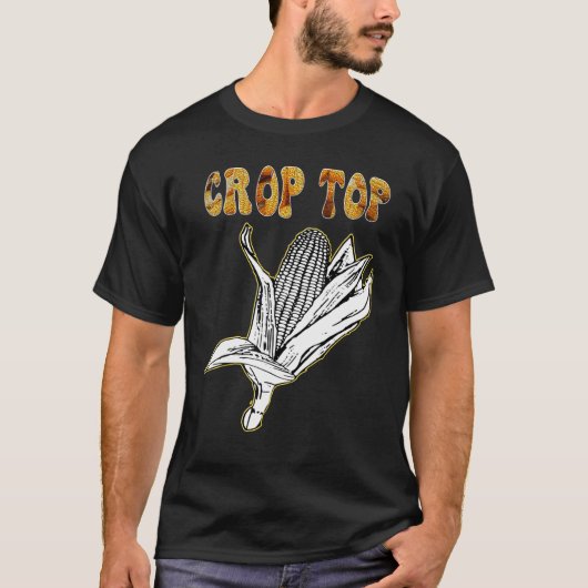 Crop Top Classic Corn Cob Tシャツ (正面)