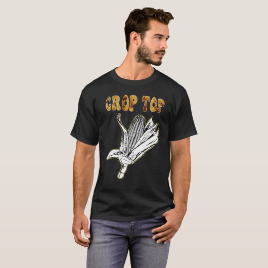 Crop Top Classic Corn Cob Tシャツ (正面フル)
