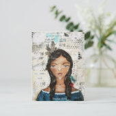 Croppin Spreeによるアート ポストカード (スタンド正面)