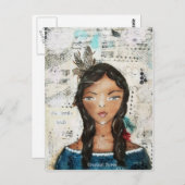 Croppin Spreeによるアート ポストカード (正面/裏面)