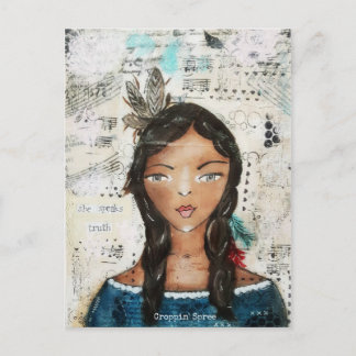 Croppin Spreeによるアート ポストカード