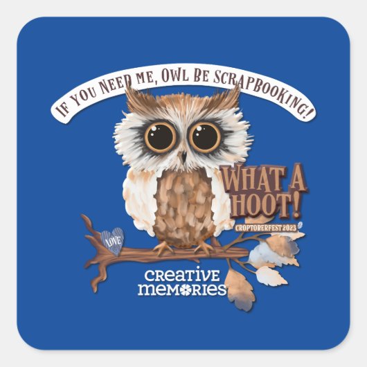 Croptoberfestスタンプ スクエアシール (正面)