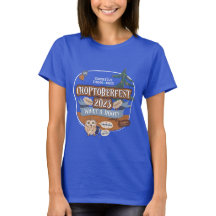 Croptoberfest 2023ウィメンズブルーTシャツ