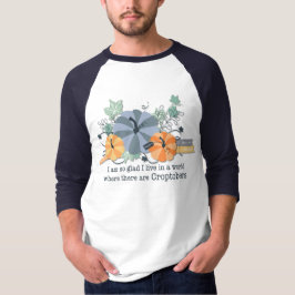 Croptoberfest 3/4ラグランスリーブユニセックスシャツ tシャツ