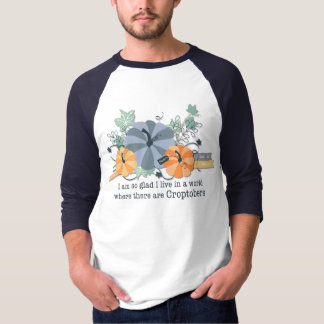 Croptoberfest 3/4ラグランスリーブユニセックスシャツ tシャツ