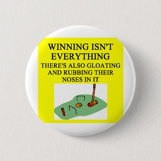 croquetのpalyer 缶バッジ (正面)