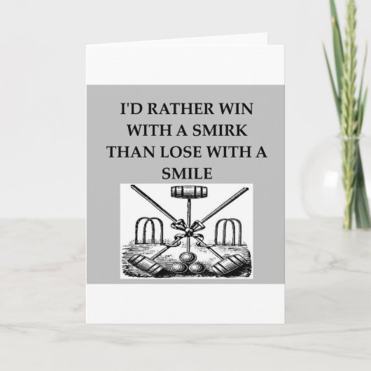 croquet カード (正面)