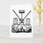 Croquet カード (黄色い花)